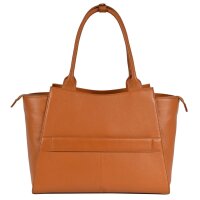 Socha Diamond Caddy Cognac 15-17.3 Zoll Echtleder Laptoptasche - Braun