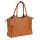 Socha Diamond Caddy Cognac 15-17.3 Zoll Echtleder Laptoptasche - Braun