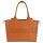 Socha Diamond Caddy Cognac 15-17.3 Zoll Echtleder Laptoptasche - Braun