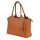 Socha Diamond Caddy Cognac 15-17.3 Zoll Echtleder Laptoptasche - Braun