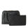 Socha Diamond Couture Bolsa para portátil de piel auténtica de 15,6 pulgadas - Negro