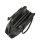 Socha Diamond Couture Bolsa para portátil de piel auténtica de 15,6 pulgadas - Negro