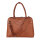 Socha Diamond Couture Cognac 15.6 Zoll Echtleder Laptoptasche - Braun