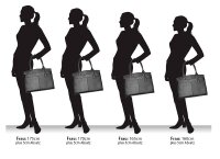 Socha Iconic Black Borsa elegante per laptop da 15,6 pollici - Nero