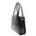 Socha Midi Croco Negro Bolsa elegante para portátil de 14 pulgadas - Negro