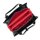 Socha Midi Croco Negro Bolsa elegante para portátil de 14 pulgadas - Negro