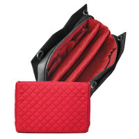 Socha Diamond Edition Bandolera Negro 14 Piel auténtica Bolsa para portátil Negro