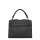 Socha Diamond Edition Bandolera Negro 14 Piel auténtica Bolsa para portátil Negro