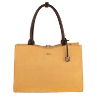 Socha Straight Line Camel 15.6 Zoll elegante Laptoptasche...