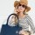 Socha Navy Blue 14 Zoll elegante Laptoptasche - Blau