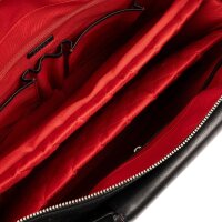 Socha Helena Bolso de Piel de Napa Negro con Clutch - Negro