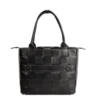 Socha Helena Premium Black Nappa leather bag with clutch - Black