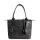 Socha Helena Premium Black Nappa leather bag with clutch - Black