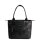 Socha Helena Premium Black Nappa leather bag with clutch - Black