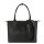 Socha Diana Premium Black 15.6 inch nappa leather laptop bag - Black