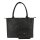 Socha Diana Premium Black 15.6 inch nappa leather laptop bag - Black