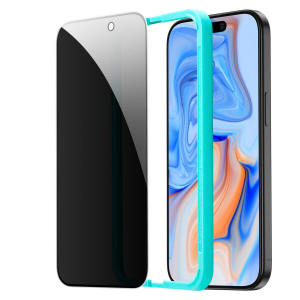 Protection décran ESR Tempered-Glass Privacy pour iPhone 15