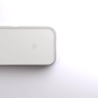 Zens Aluminium Dual Wireless Qi Charger mit USB-C Netzteil 30W (2x10W) - Weiss