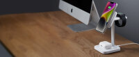 ESR HaloLock 3 en 1 Set de carga inalámbrica /Reloj con fuente de alimentación - Blanco