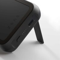 Zens Powerbank Magnetic Single Qi Charger with Kickstand | Magsafe - 10000mAh