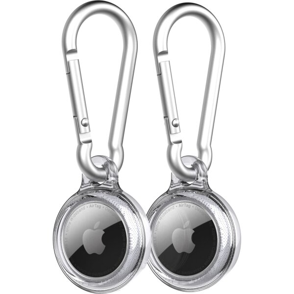 Tech21 EvoClear Case für AirTag (2er Pack) - Transparent