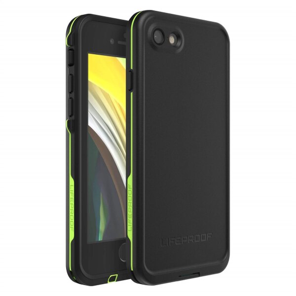 Lifeproof fre Case für Apple iPhone SE (2022 & 2020)/8 - Night Lite Schwarz