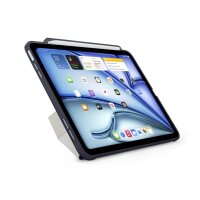 Pipetto Origami No3 Pencil Case Hülle für iPad Air 11 M2 (Gen 4-6) - Dunkel Blau