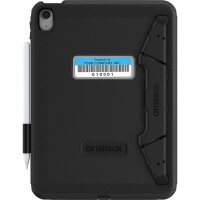 OtterBox Defender Series Kickstand Asset Tag Case for iPad 10.9 Black
