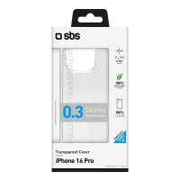 SBS Skinny Cover für iPhone 16 Pro - Transparent