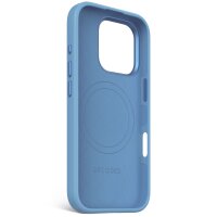 Decoded AntiMicrobial Silicone Backcover für iPhone 16 Pro Light Blue