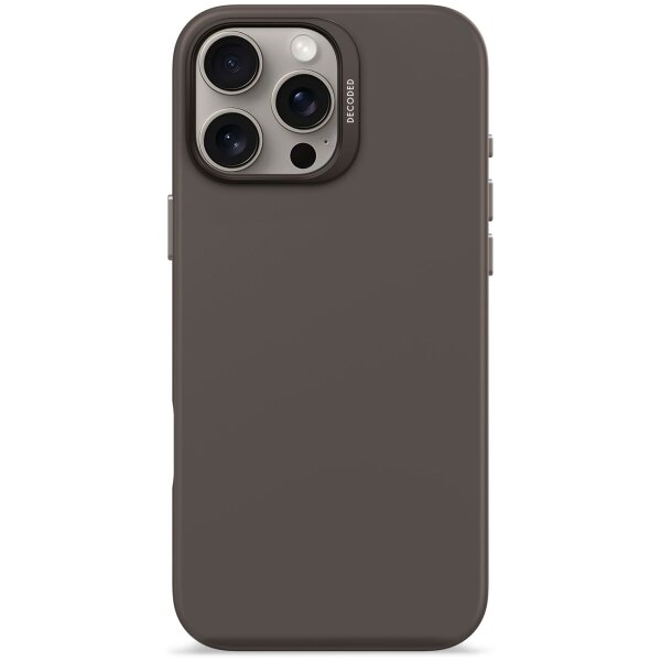 Decoded AntiMicrobial Silicone Backcover für iPhone 16 Pro Max Schwarz