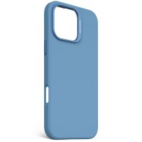 Décodé AntiMicrobien Coque arrière en silicone iPhone 16 Pro Max Bleu clair
