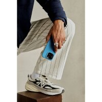 Décodé AntiMicrobien Coque arrière en silicone iPhone 16 Pro Max Bleu clair