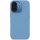 Decoded AntiMicrobial Silicone Backcover für iPhone 16 Light Blue
