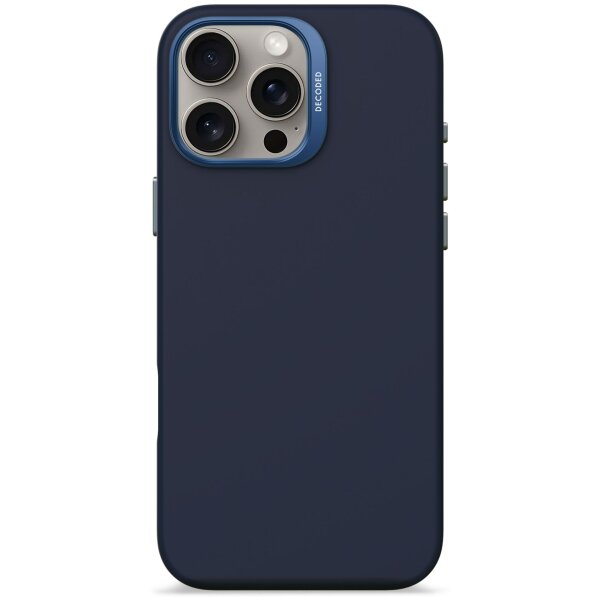 Decoded AntiMicrobial Silicone Backcover für Phone 16 Pro Max - Navy