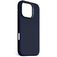 Decoded AntiMicrobial Silicone Backcover für iPhone 16 Pro - Navy