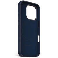 Decoded AntiMicrobial Silicone Backcover für iPhone 16 Pro - Navy