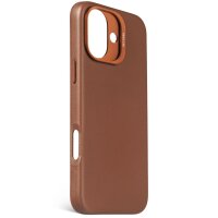 Decoded Leather Backcover Lederschutzhülle für iPhone 16 Plus - Tan
