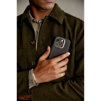 Decoded Leather Backcover Lederschutzhülle für iPhone 16 Pro Max Black