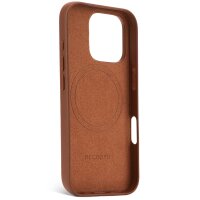 Decoded Leather Backcover Lederschutzhülle für iPhone 16 Pro - Tan