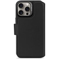 Decoded Leather Detachable Wallet Etui für iPhone 16 Pro Max - Schwarz