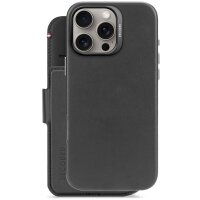 Decoded Leather Detachable Wallet Etui für iPhone 16 Pro Max - Schwarz