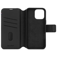 Decoded Leather Detachable Wallet Etui für iPhone 16 Pro Max - Schwarz