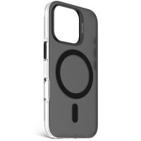 Decoded Recycled Plastic Backcover für iPhone 16 Pro Transparent Black