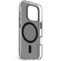 Decoded Recycled Plastic Backcover für iPhone 16 Pro Transparent Black
