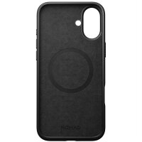 Nomad Modern Leather Leder Case Hülle für Apple iPhone 16 Plus - Schwarz