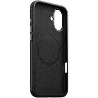 Nomad Modern Leather Leder Case Hülle für Apple iPhone 16 Plus - Schwarz