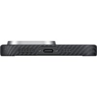 Pitaka MagEZ Case 6 600D für iPhone 16 Pro - Black/Grey Twill