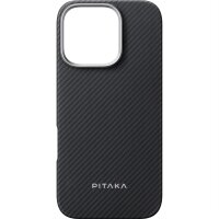 Pitaka MagEZ Case 6 600D für iPhone 16 Pro - Black/Grey Twill