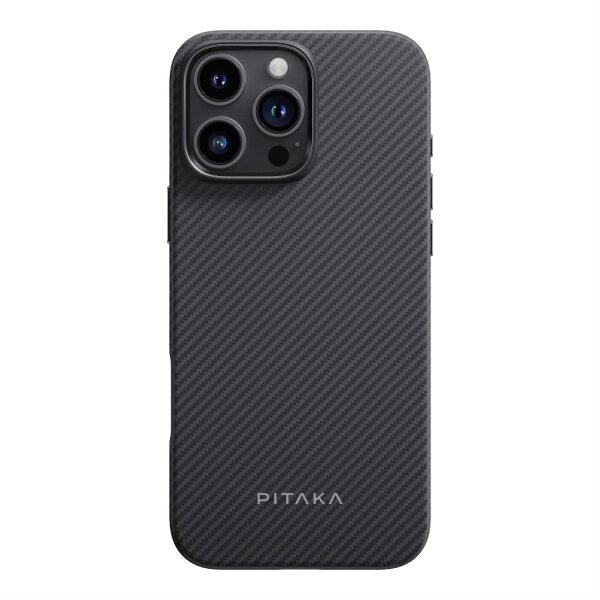 Pitaka MagEZ Case Pro 4 600D für iPhone 16 Pro - Black/Grey Twill